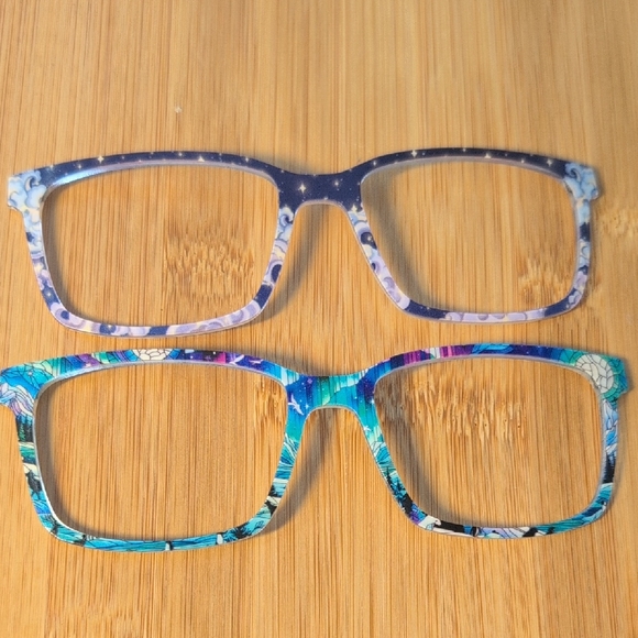 Pair Eyewear Toppers- Kirby- ❄️ Winter Patterns (Recent)-Never Worn - Picture 1 of 5